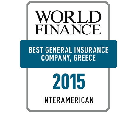 Κορυφαία διάκριση της Interamerican στις Γενικές Ασφάλειες, στα «Global Insurance Awards 2015»