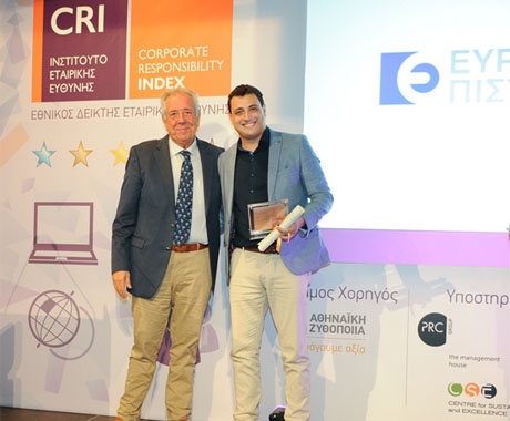 Ευρωπαϊκή Πίστη: Bronze Award στα Βραβεία Εταιρικής Υπευθυνότητας CRI
