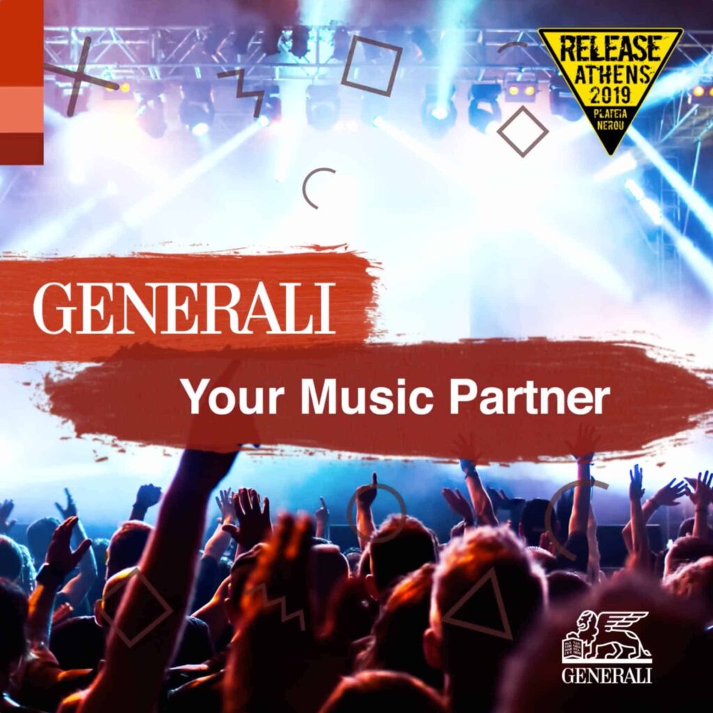 Generali, Your music partner in Release Athens Festival 2019