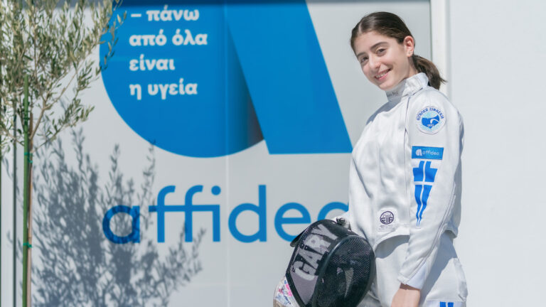 Με την Affidea στο πλευρό της η Πρωταθλήτρια ξιφασκίας Σταυρίνα Γαρυφάλλου