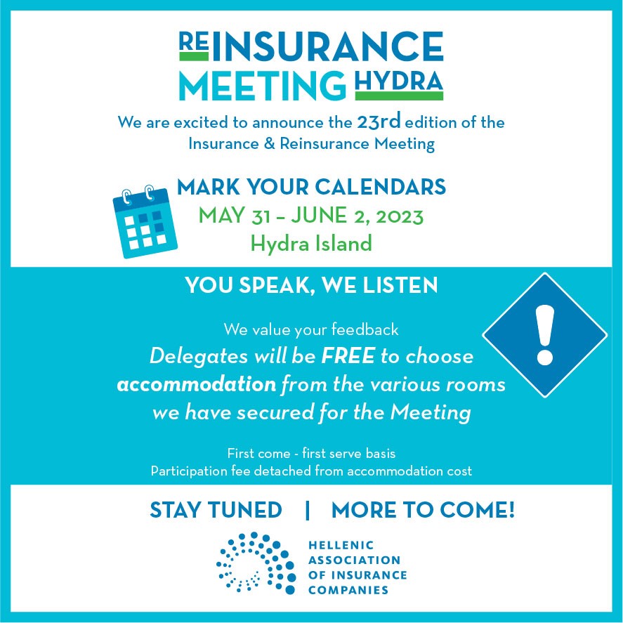 Στις 31 Μαΐου το 23ο Insurance & Reinsurance Meeting της Ύδρας
