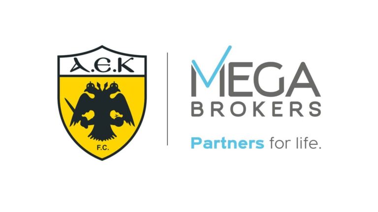 Η ΠΑΕ ΑΕΚ και η Mega Brokers μαζί για 5η χρονιά