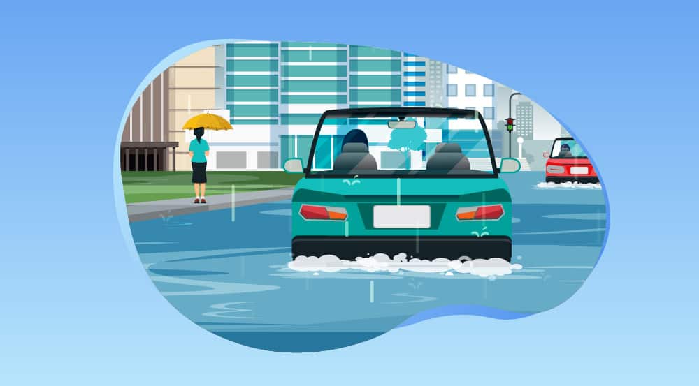Υδρόγειος Ασφαλιστική: Οδήγηση στη βροχή - Τα SOS σημεία και τι να κάνετε
