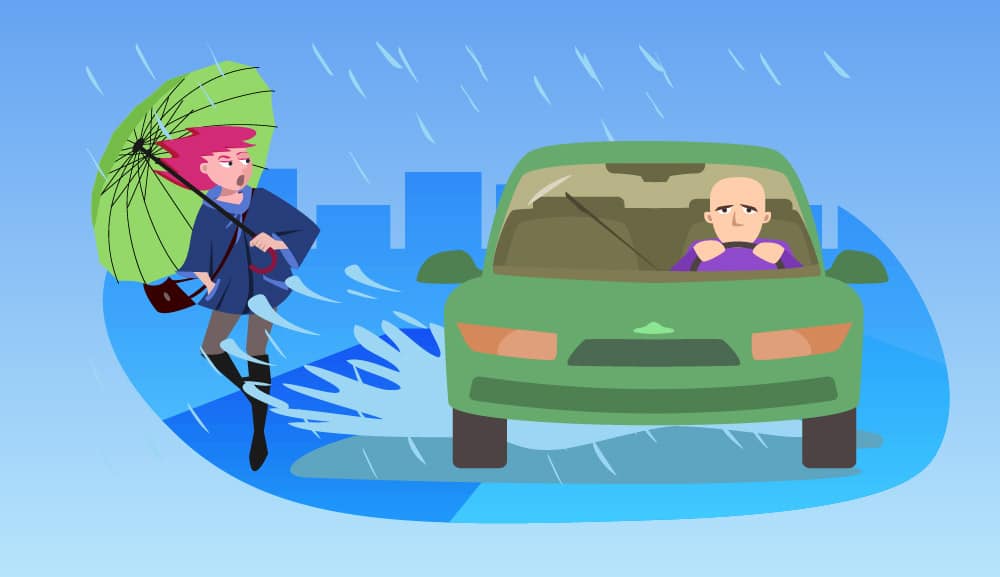 Υδρόγειος Ασφαλιστική: Οδήγηση στη βροχή - Τα SOS σημεία και τι να κάνετε