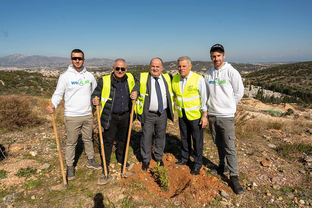 Ε.Ε.Α.: Ξεκίνησε την περιβαλλοντική του δράση με τη δενδροφύτευση στον Υμηττό