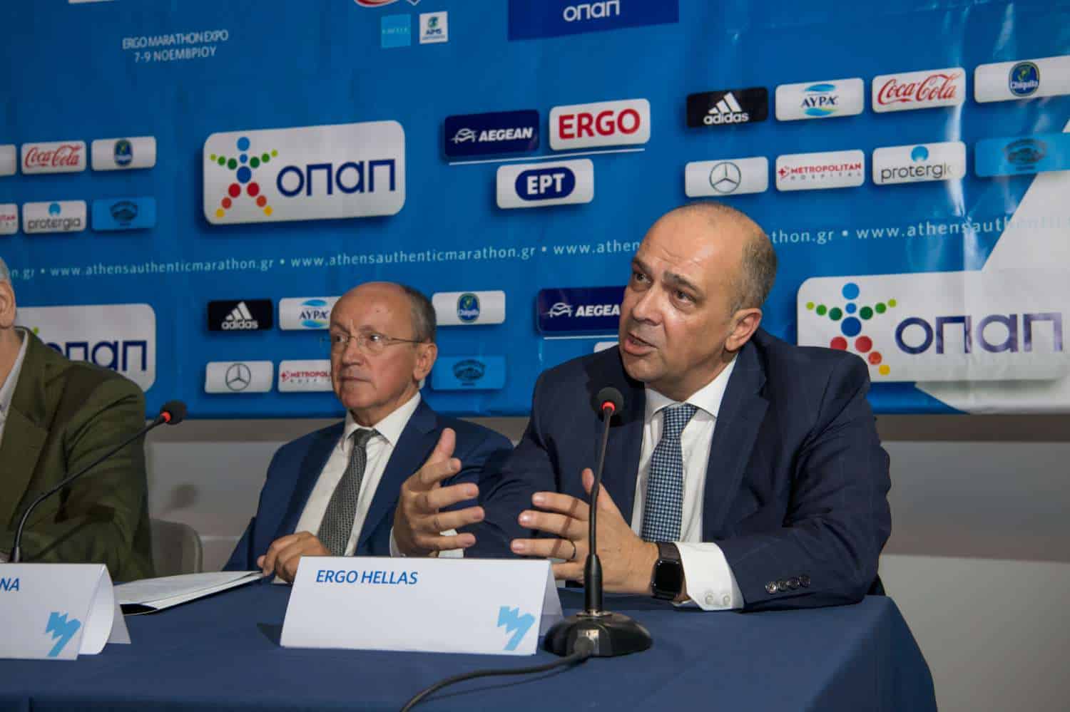 Εγκαίνια και Συνέντευξη Τύπου στην ERGO Marathon Expo