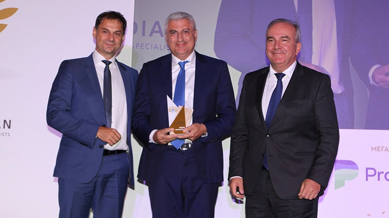 Βράβευση της Εθνικής Ασφαλιστικής στα 1α Επιχειρηματικά Βραβεία «Θαλής ο Μιλήσιος»