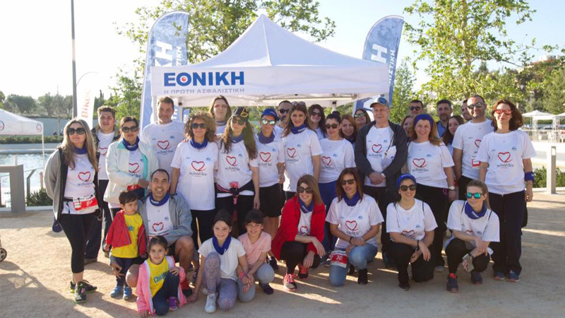 Εθνική Ασφαλιστική: Μεγάλος Χορηγός στο «No Finish Line Athens 2018»