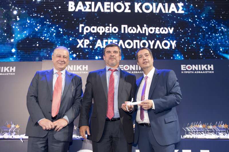 Η Εθνική Ασφαλιστική τιμά το αποκλειστικό της δίκτυο Πωλήσεων