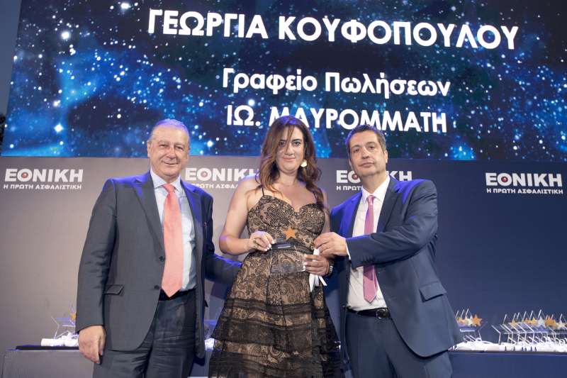 Η Εθνική Ασφαλιστική τιμά το αποκλειστικό της δίκτυο Πωλήσεων