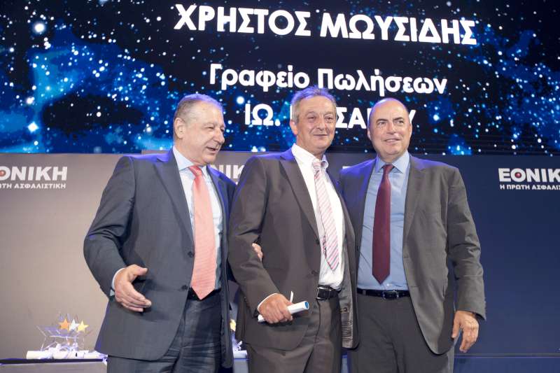 Η Εθνική Ασφαλιστική τιμά το αποκλειστικό της δίκτυο Πωλήσεων