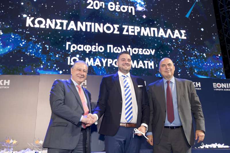 Η Εθνική Ασφαλιστική τιμά το αποκλειστικό της δίκτυο Πωλήσεων