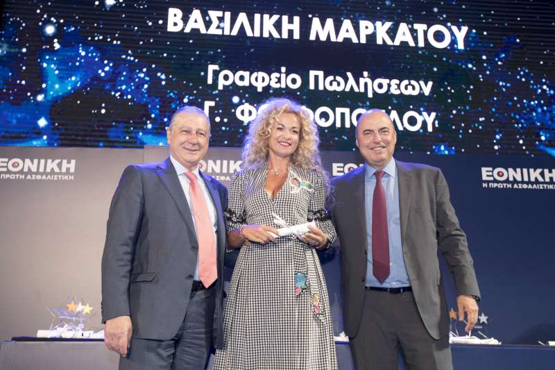 Η Εθνική Ασφαλιστική τιμά το αποκλειστικό της δίκτυο Πωλήσεων