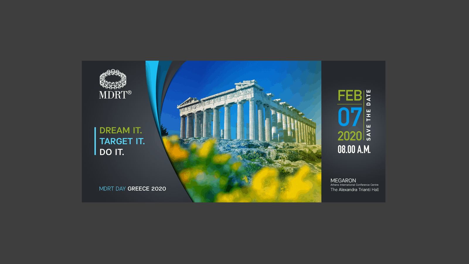 Παράταση εγγραφής στην MDRT Day Greece 2020 μέχρι στις 27 Ιανουαρίου