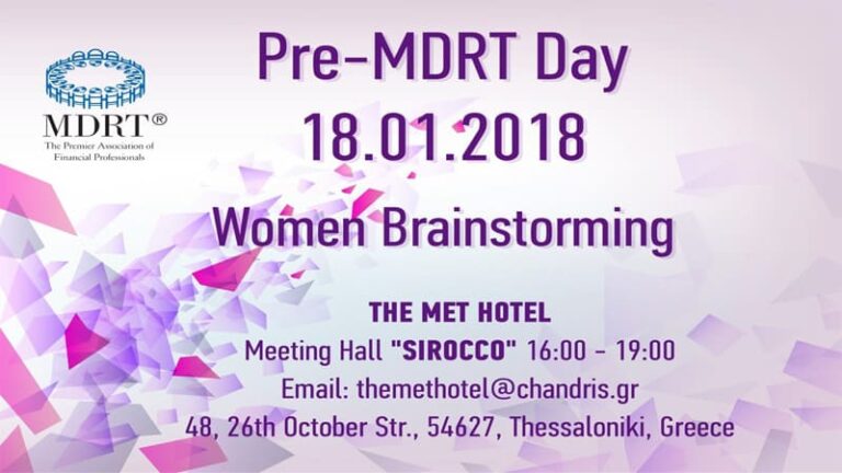 Pre-MDRT "Women Brainstorming" Event