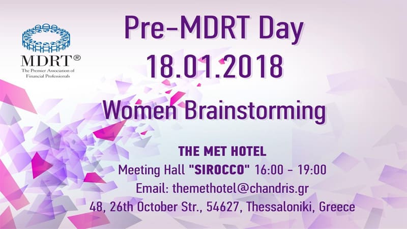 Pre-MDRT "Women Brainstorming" Event