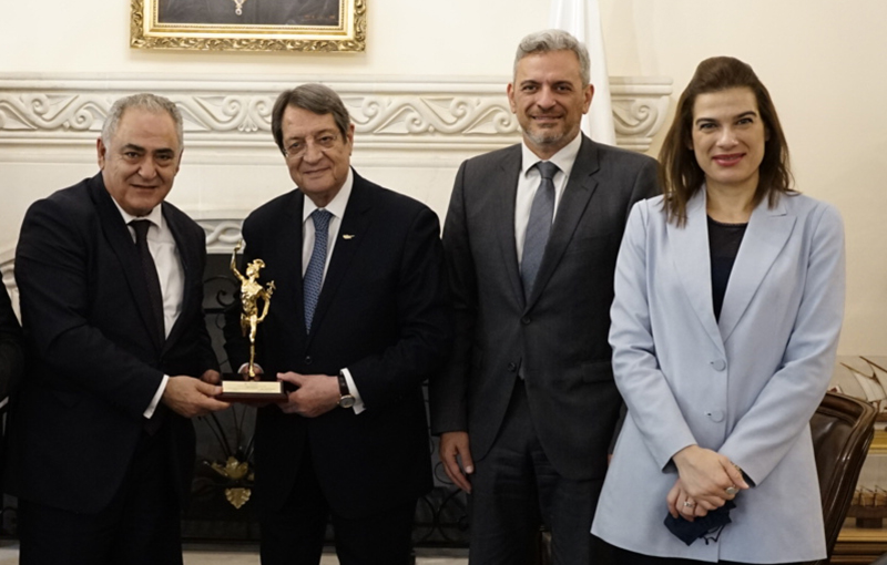 Συνάντηση του Προέδρου της Κυπριακής Δημοκρατίας με τον Πρόεδρο της ΚΕΕΕ & του ΕΕΑ