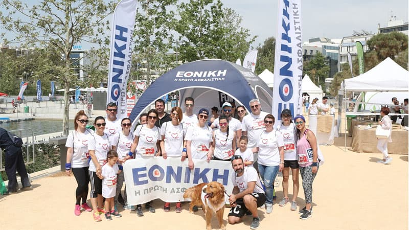 Πρωτιά της Εθνικής Ασφαλιστικής στο No Finish Line Athens 2018