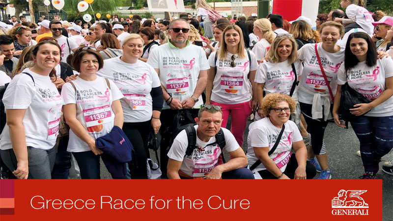 Μήνυμα ζωής έστειλε η ομάδα της Generali στο 9ο Greece Race for the Cure