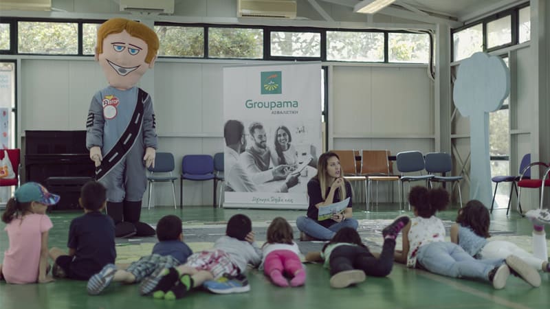 Groupama Ασφαλιστική: Κοινωνική δράση οδικής ασφάλειας στα Παιδικά Χωριά SOS