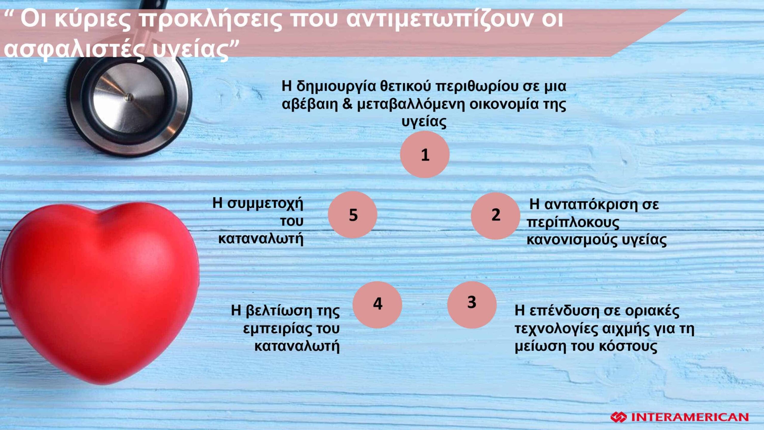 Η Interamerican προσεγγίζει ολιστικά την υγεία