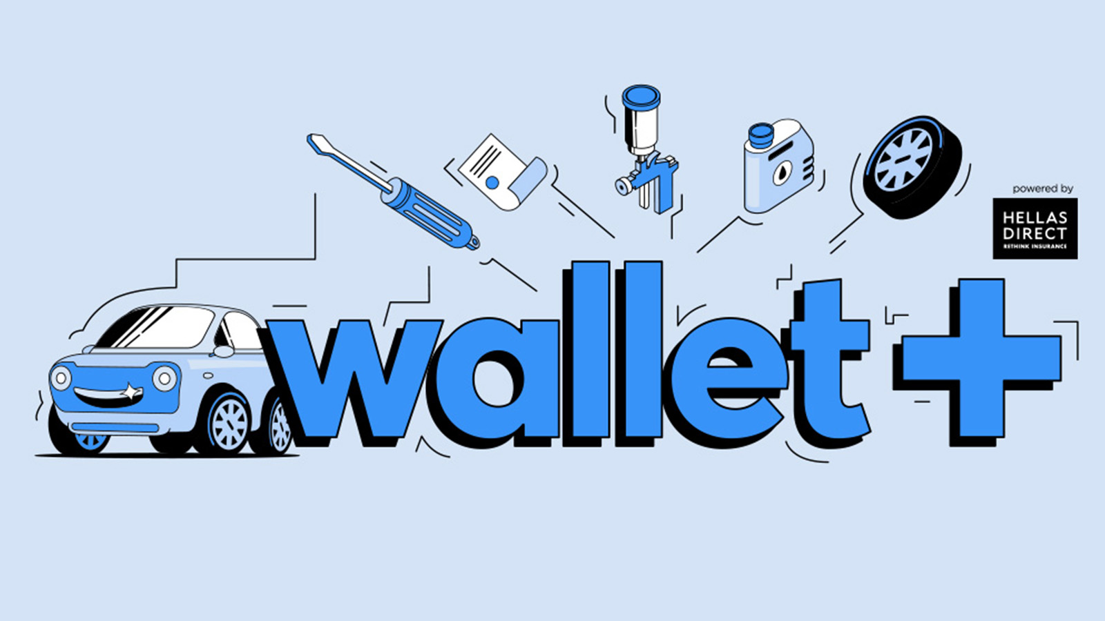 wallet+ από την Hellas Direct για όλα τα έξοδα του αυτοκινήτου