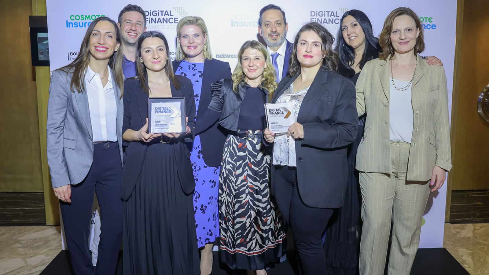Εθνική Ασφαλιστική: Διπλή διάκριση στα Digital Finance Awards 2025