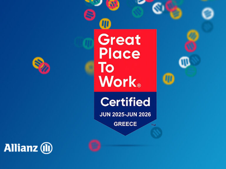 Allianz: Πιστοποιείται ως Great Place Τo Work® - Certified