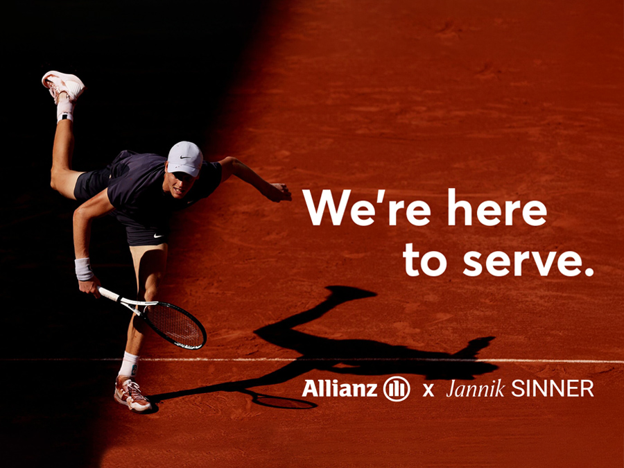 Jannik Sinner & Όμιλος Allianz ανακοινώνουν πολυετή παγκόσμια συνεργασία