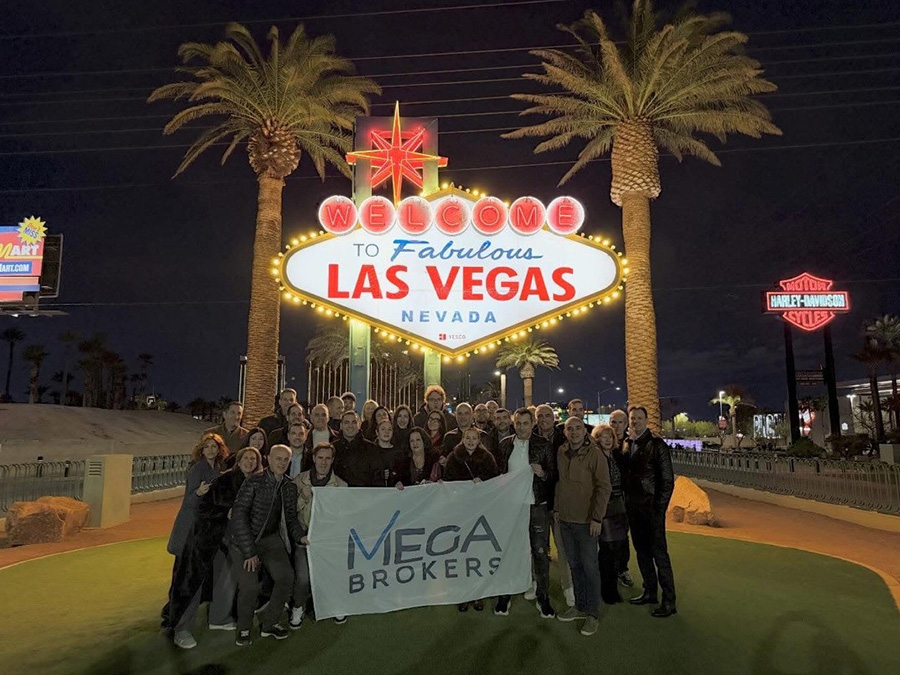 Mega Brokers: Ταξίδι επιβράβευσης στο Las Vegas για τους κορυφαίους συνεργάτες