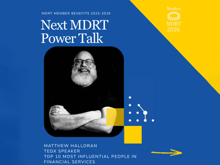 Ο Matt Halloran στο MDRT Power Talk