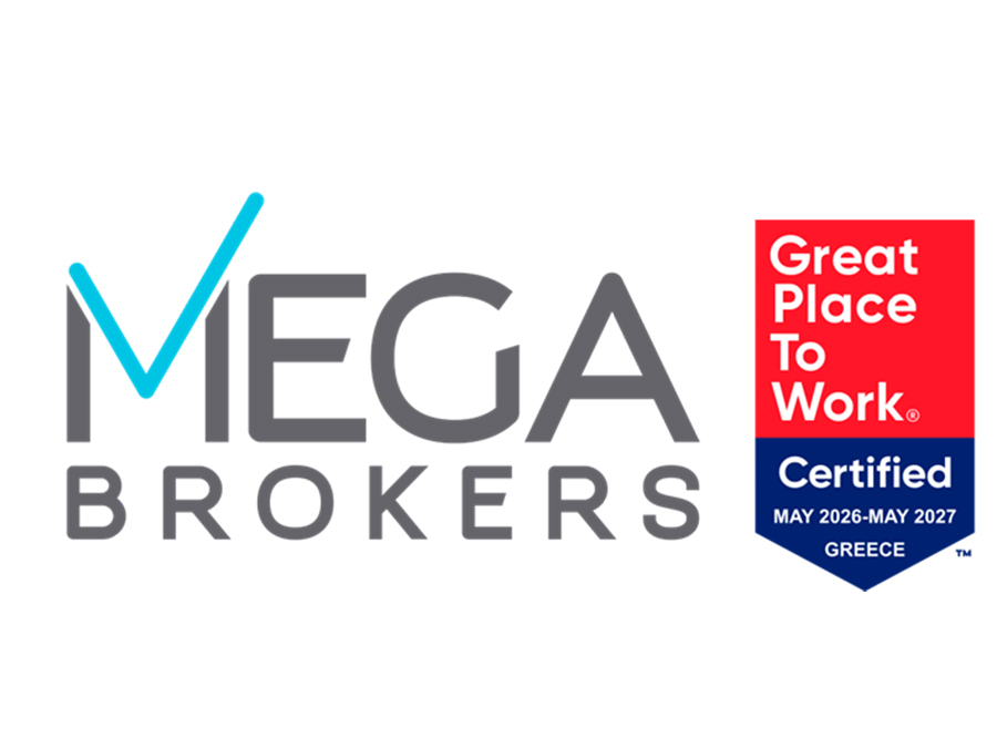 Νέα πιστοποίηση για τη MEGA BROKERS ως «Great Place to Work»