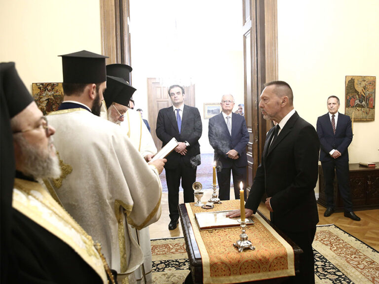 Ορκωμοσία Διοικητή της Τράπεζας της Ελλάδος
