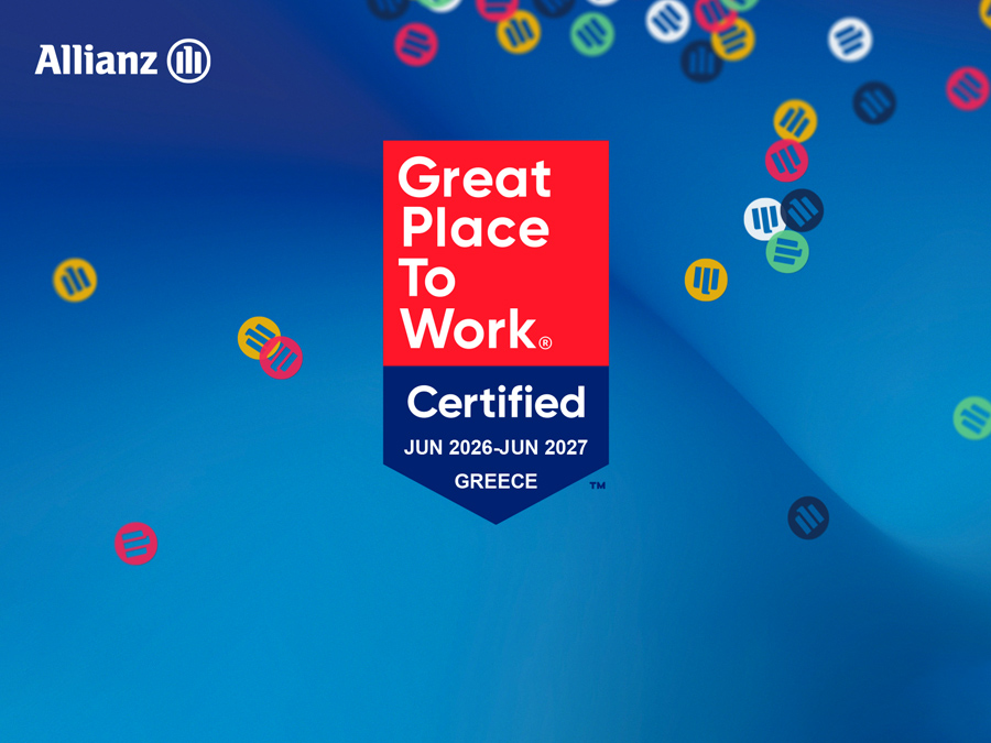Allianz: Ανανέωσε την πιστοποίησή της ως Great Place To Work® για το 2026